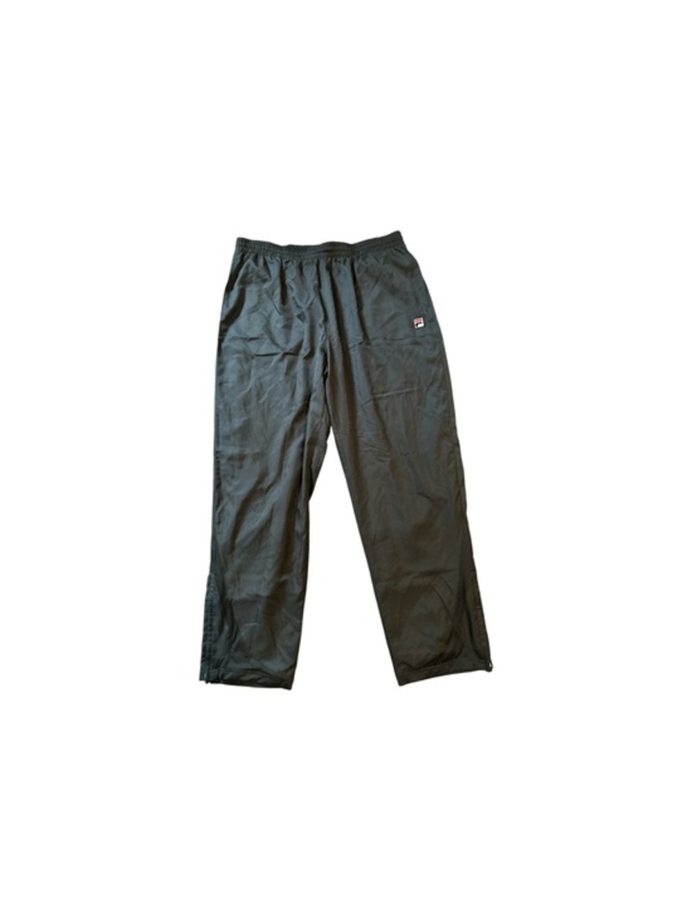 NWT FILA, size XL,  Men’s Black Athletic Sweatpants with ankle zip, easy on off